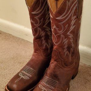 idyllwind women's brash western boots wide square toe